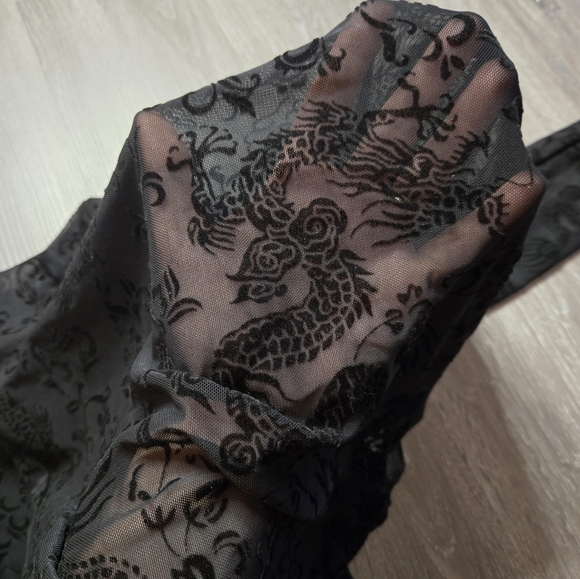 Mesh Bodysuit Dragon pattern 🐉 shein - Picture 2 of 3